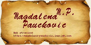 Magdalena Paučković vizit kartica